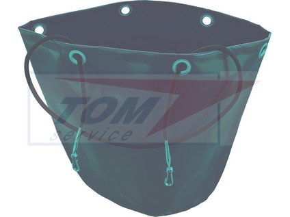 Vak ochranný závěsu šedý